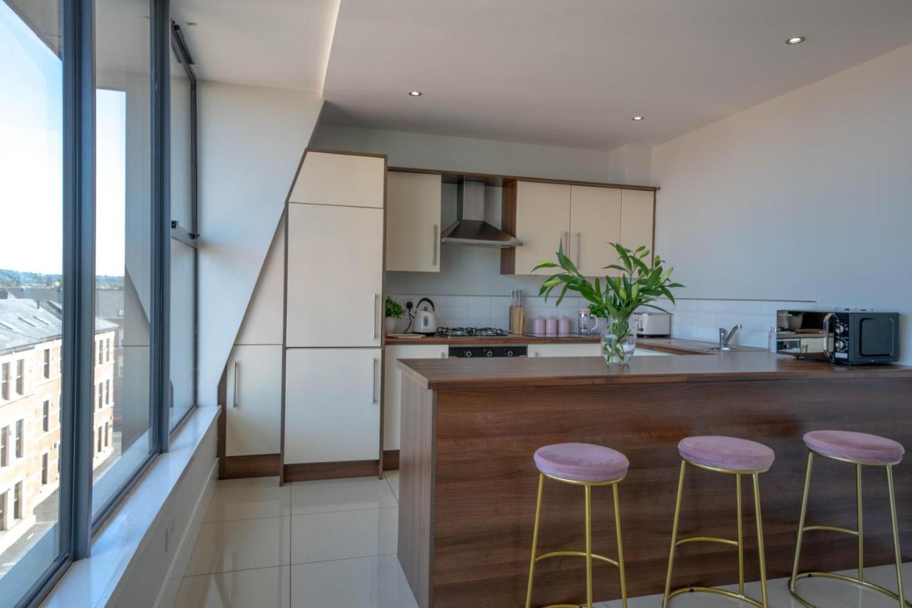 Rooftop Apartment At Queens Beautiful Views Belfast Exterior foto